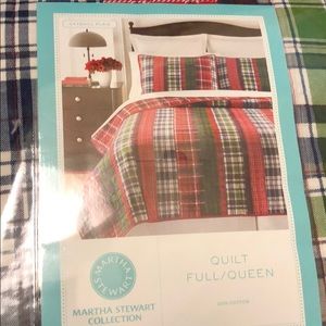 MARTHA STEWART QUILT CATSKILL PLAID